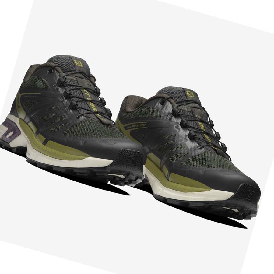 Salomon XT-WINGS 2 Erkek Spor Ayakkabı Siyah Zeytin Yeşili | TR 3417JPQ